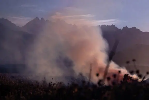 Pamir Plateau Campfire